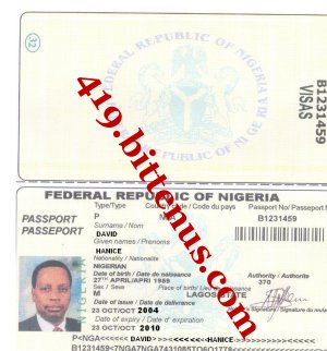David hanice international passport